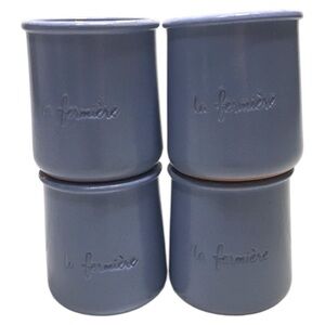La Fermiere Signature Lavender Blue Pots (set of four)